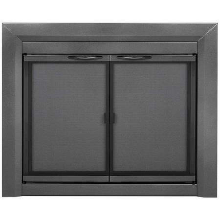 Fireplace Glass Doors Carlisle Medium Gunmetal CL-3001GM